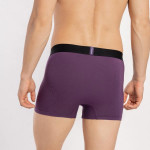 Black Cotton Blend Brief