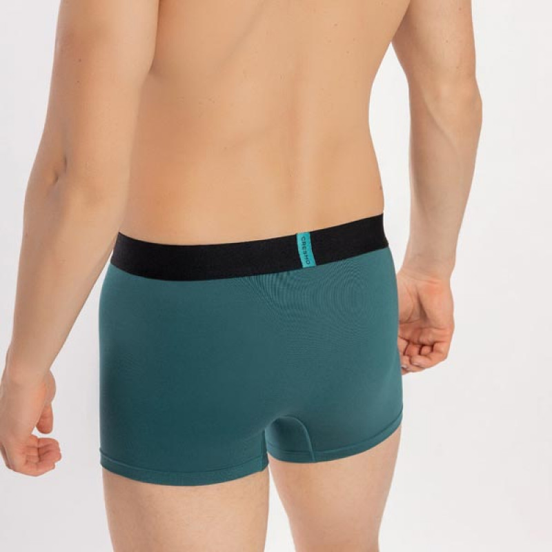 Black Cotton Blend Brief