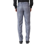 MALENO Men's Slim Fit Checkered Trouser