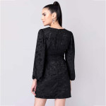 "Women Applique Sheath Dress "