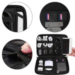 BAGSMART Electronic Organizer Travel Cable Organizer Electronics Accessories Cases for 7.9 inch iPad Mini, Cables, Chargers, USB, SD Card