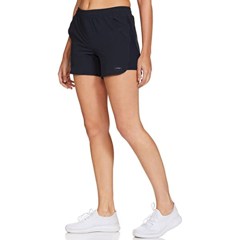 Jockey Women's Straight Fit Shorts with Side Pockets